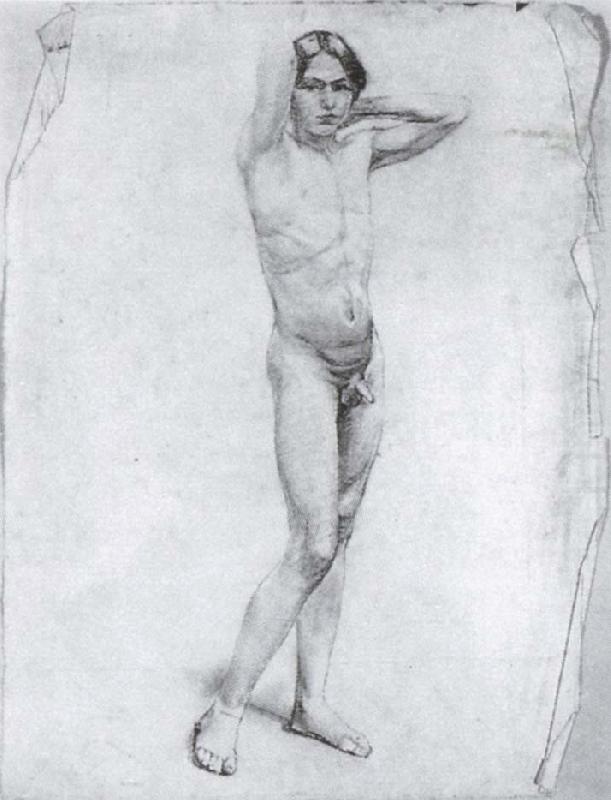 Naked, Edvard Munch